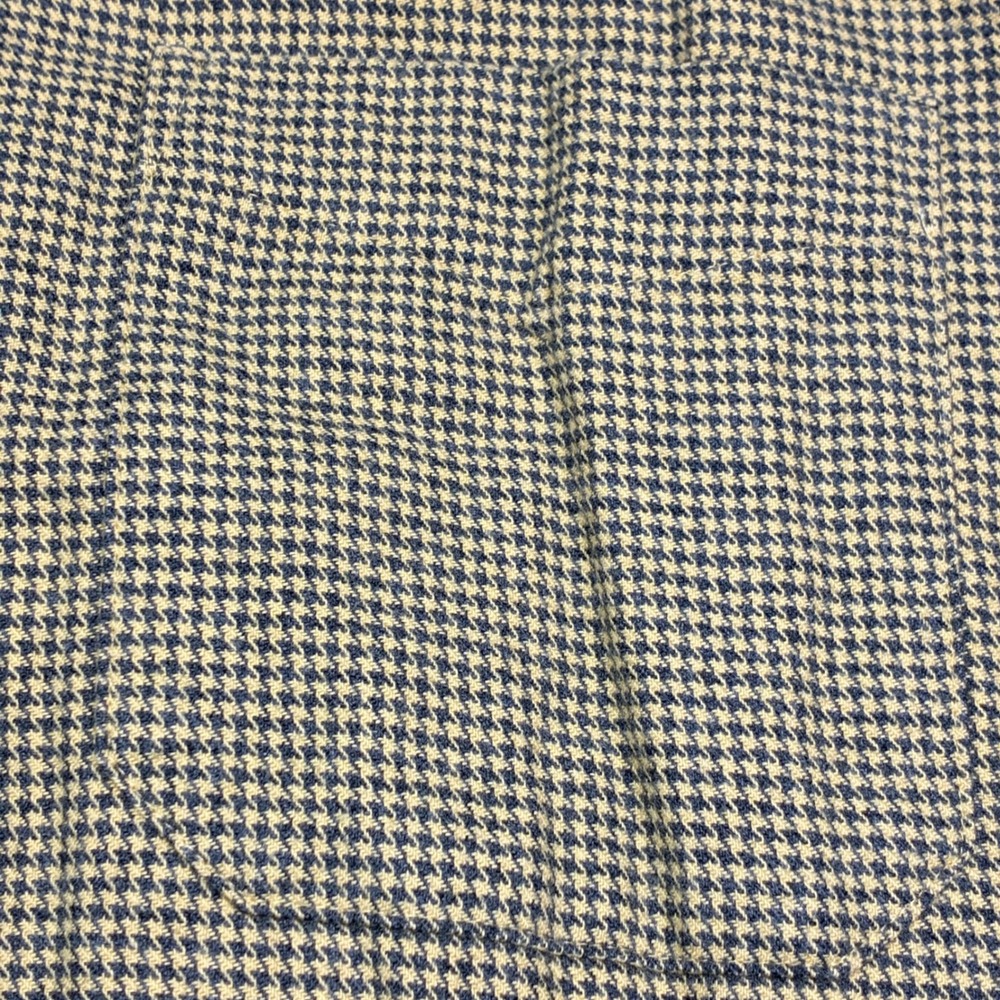 L.L.‎ Bean Shirt Mens L Tan Houndstooth Traditional Fit Cotton Long Sleeve - Picture 3 of 9